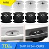 CAA1 F55 F56 2025 For Mini 4PCS Carbon Fiber Car Door Handle Protection Sticker Emblem Accessories For MINI Cooper Fridge One F56