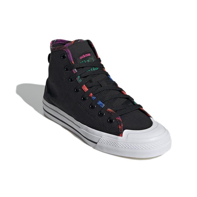 Adidas Nizza Hi Rf 'Black Orange' Sneakers GX2713