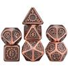 Steampunk RPG Dice Set of 7 Metal Dice