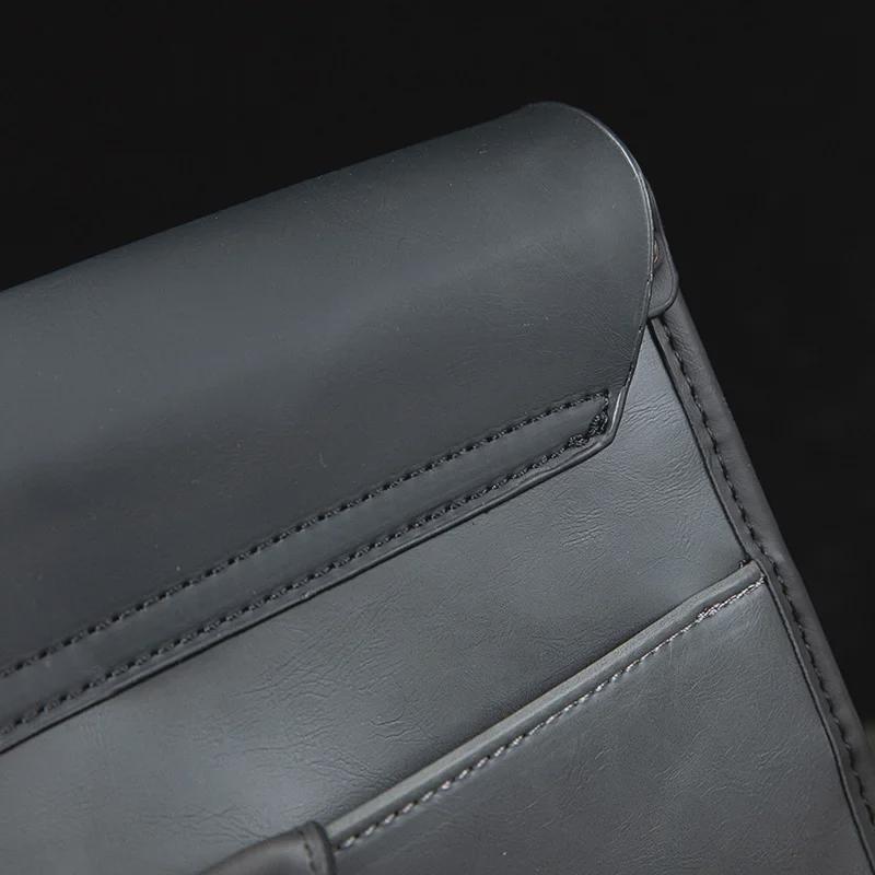 Vintage Crazy Horse Leather Men's Briefcase and Shoulder Bag