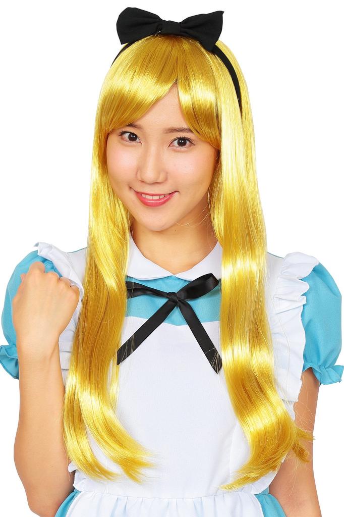 Katzland Blonde Long Wig Costume Accessory Unisex