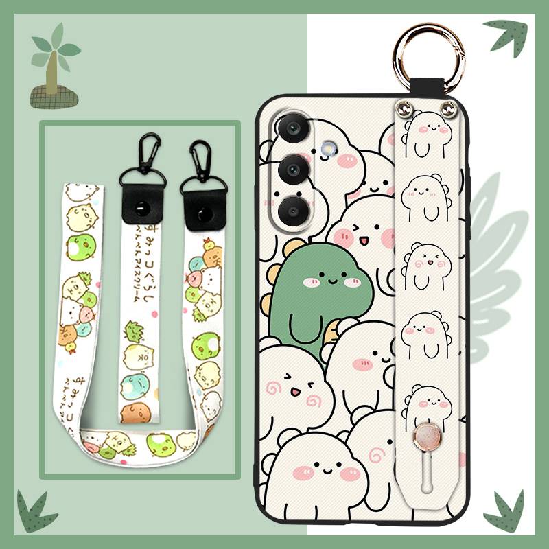 Stoßfeste Ring Handyhülle für Samsung Galaxy A16 5G/SM-166P/E Niedliche Handschlaufe Rückseite Staubdicht Langlebig Lanyard