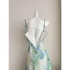 Women's Mint Green Fishtail Camisole Dress - Slim, Sexy Summer Vacation Style