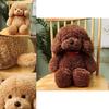 Adorable Teddy Dog Plush Toy Cute Sitting Puppy Doll For Girls Soft And Cuddly