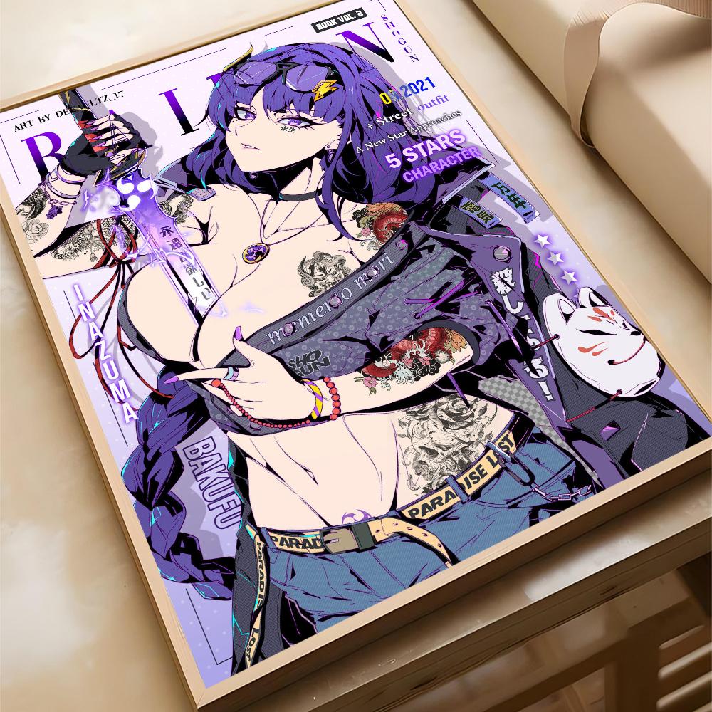 Genshin Impact Good Quality Prints And Posters Whitepaper Prints Posters Artwork Wall Decor