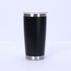 20oz Vacuum Insulated Stainless Steel Travel Mug Car Outdoor Use Leakproof Portable Thermos Cup With Plastic Lid