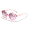 2025 Outdoor Sunglasses Bow Candy Colored Sunglasses Cute Baby Trendy and Fashionable Round Frame
