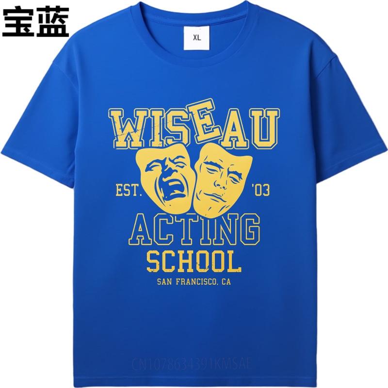 Graphic Summer Teenagers T Shirt Wiseau Acting School San Francisco California Short Sleeve Solid Color Crew Neck Top Tees