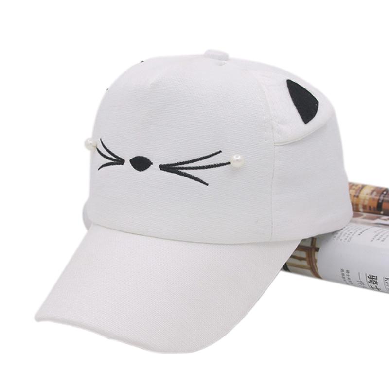 Adjusted Baseball Hip-Hop Golf Cat Ear Cap Outdoor Cotton Sun Hat