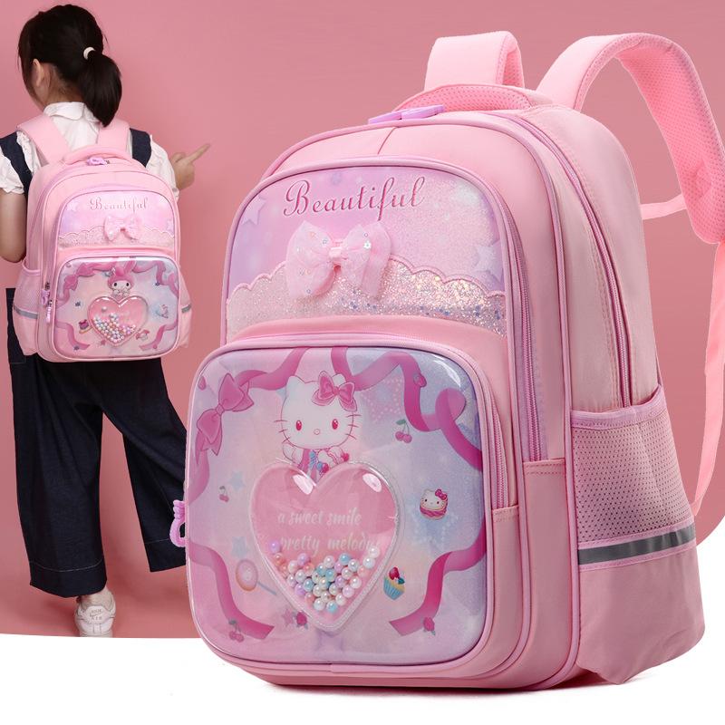 Schoolbag New Lightweight Children's Schoolbag Primary School Students Fifth and Sixth Grades Casual Versatile Backpack Large Capacity Girls Backpack 
