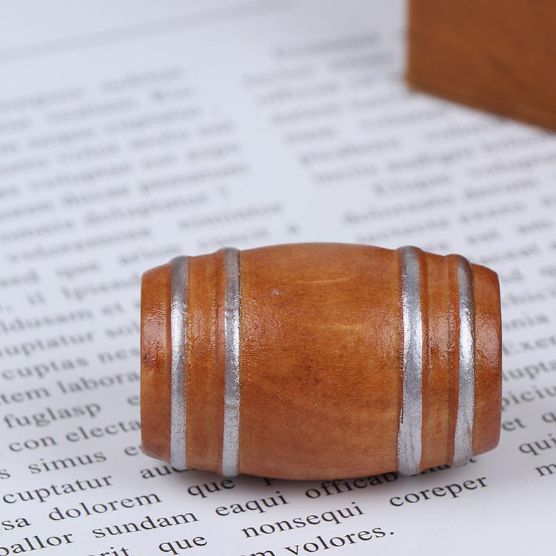 1:12 Casa delle Bambole Miniatura Mini Botte di Birra in Legno Decorazione per la Casa