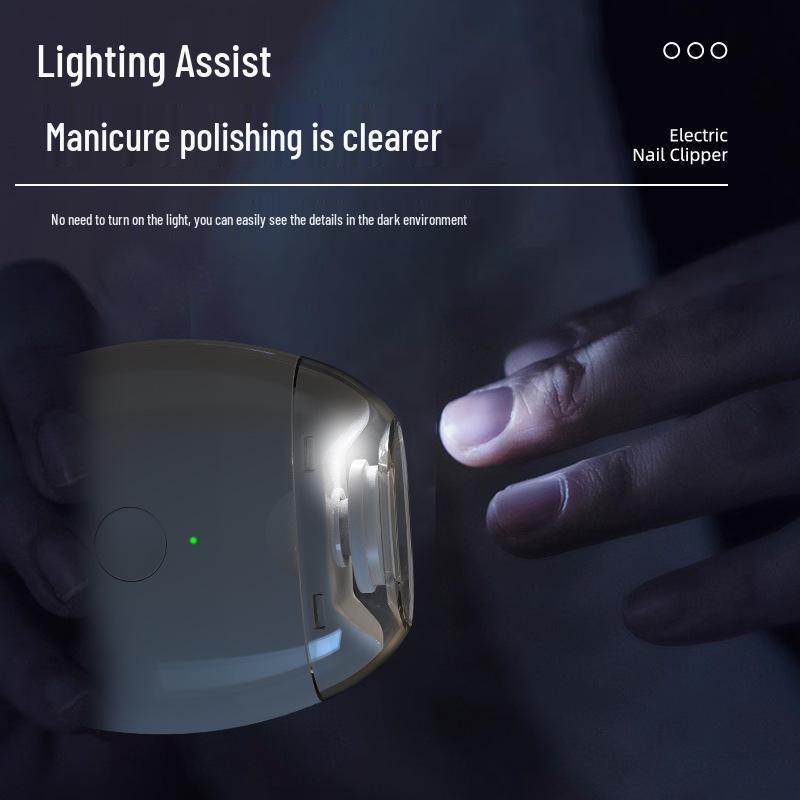 USB Wiederaufladbarer Babynagel-Schleifer | Elektrischer Anti-Spritz-Clipper für Kinder