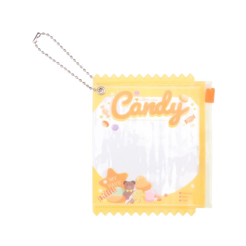 Cartoon Transparent Pvc Dustproof Storage Bags Doll Display Bag With Keyring Mini Mystery Box Dolls Organizer Pouches
