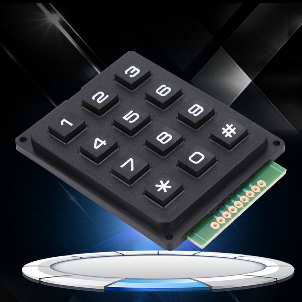Push Buttons External Keypad 3x4 Matrix Array Switch Practical Number Pad  DIY Electronics