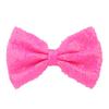 Hairpin Safety Rounded Corner Clip with Burr-Free Metal Spring Bow Shape Shiny Sequin Decoration Hairpin Children Sparkling Hair Accessory