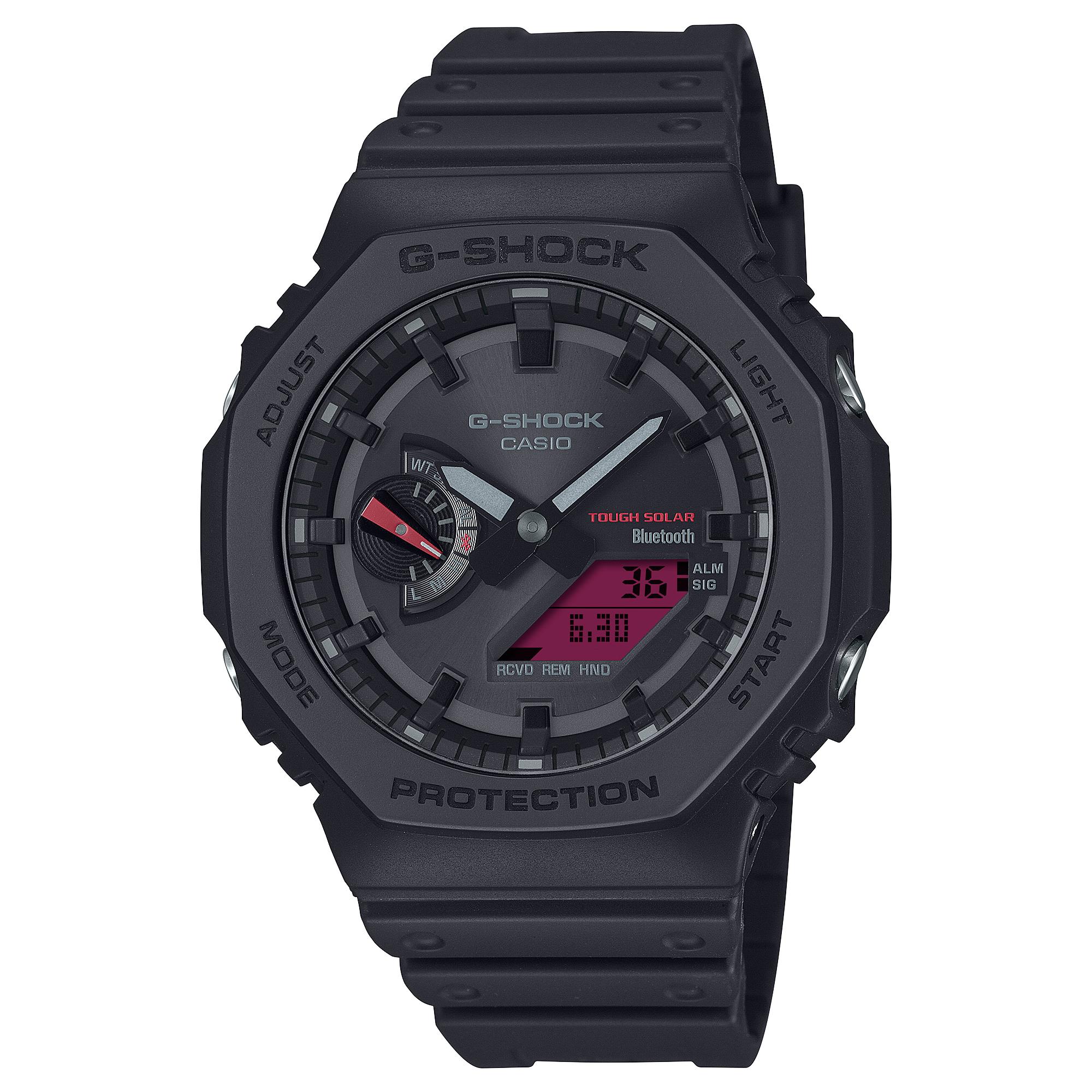 

Casio G-SHOCK Men s Resin 200M Water Resistant Digital Shock Resistant Quartz Watch GA-B2100BBR-1A чёрный