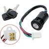 4 Pin Ignition Key Switch Set for 50cc 70cc 90cc 110cc 125cc 150cc 250cc ATV