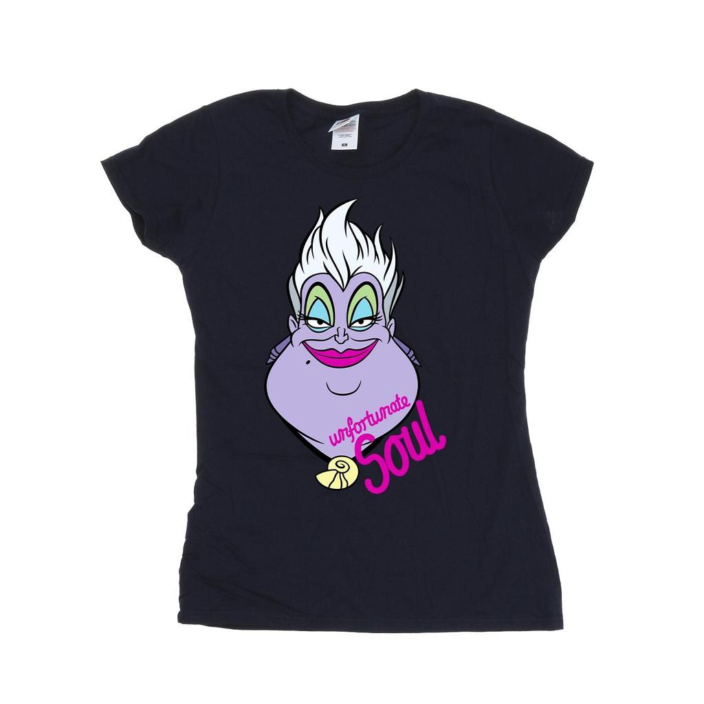 Disney Womens/Ladies Villains Ursula Unfortunate Soul Cotton T-Shirt