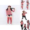 Ladies Adult Us Wheres Wally Wenda Costume Cartoon Waldo Cosplay Dress Fancy