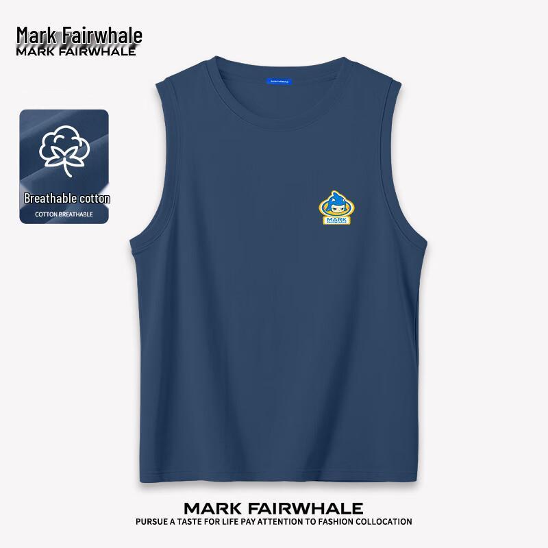 Mark Fairwhale Men s Youth Whale Print Cotton Tank Top 2XL