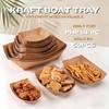 Disposable Kraft Paper Hotdog Boat Trays Eco Friendly Waterproof Food Packing for Food Festivals Street Vendor Use