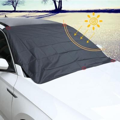 Windshield Snow Cover Magnetic Winter Car Covers Heavy-Duty Foldable Automotive Protector Guard For Outdoor Sun Heat Rain Frost