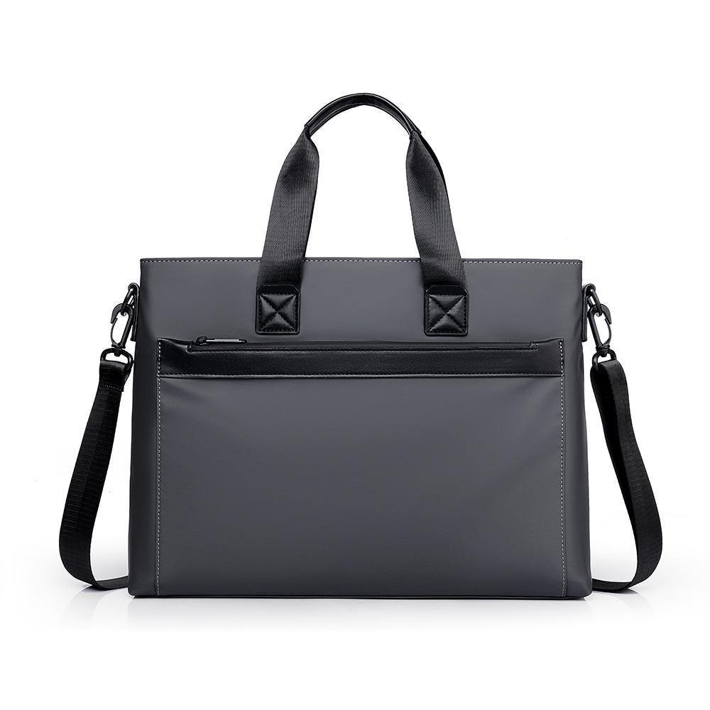Men's Business Briefcase Large Capacity Shoulder Bag Crossbody Bag