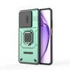 Shockproof Case For Oppo A3 Case For Oppo A3 5G Ring Holder Magnetic Full Edge Back Cover For Oppo A3 A3X 5G Push Window Case