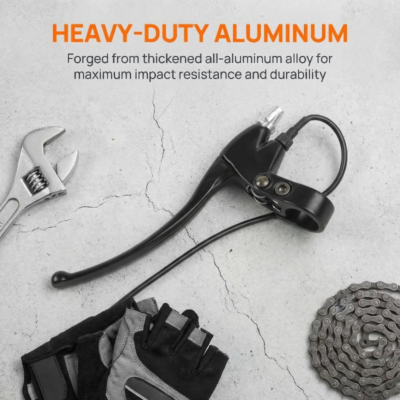 Ultralight Bicycle BMX Brake Handle Electric Bike Cycling Brake Levers V/Disc Brake Handle With Wire Power-off Switch Accessor
