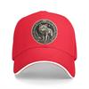 Washed Men's Baseball Cap Mushroom Forest Wolf Trucker Snapback Caps All Seasons Travel Adjustable Dad Hat