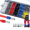 450/700/1250 Stück Isolierte Aderendhülse Elektrischer Crimpzange Rohrklemmenblock Verbinder Drahtklemmen-Set