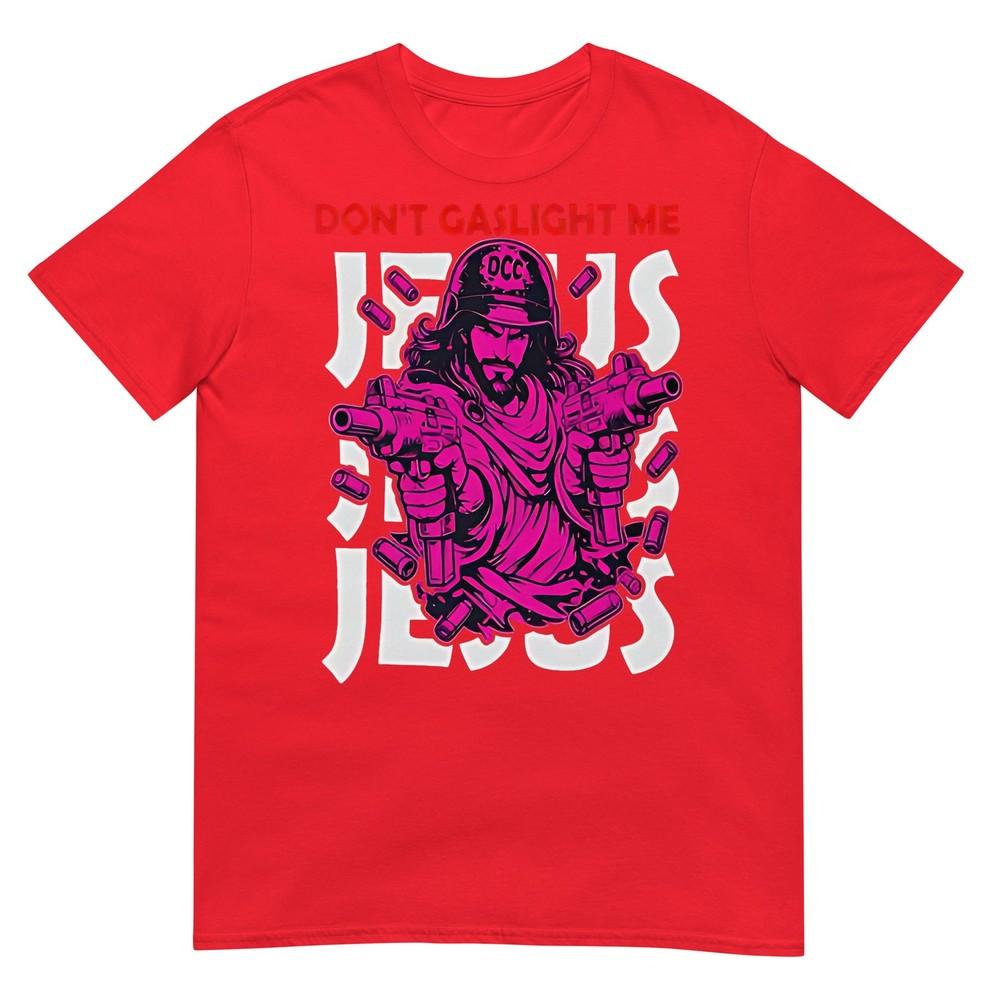 Dont Gaslight Me Jesus Funny Meme TShirt S