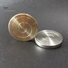 Kreisel Schreibtischspielzeug Stressabbau Angstlinderung Kinder Teenager Erwachsene Tragbares Reise-Metallmünzen-Fidget-Spinner Büro Fingerspitzen-Gyroskop EDC-Spielzeug