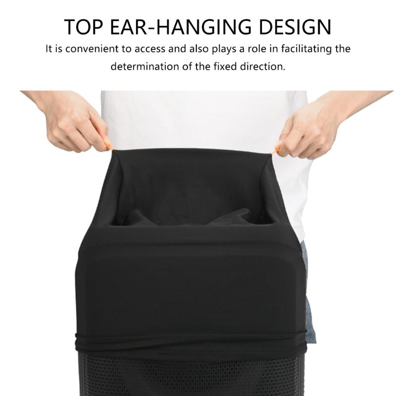 Portable Speaker Dustproof Cover With Elastics Edges Fit 2 Microphones Top Handles for Encore2 Quick Access