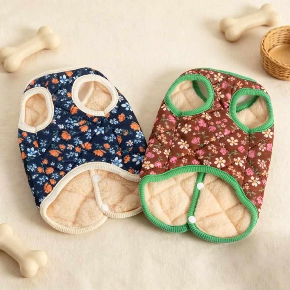 Winter Warm Puppy Plush Vest Cute Teddy Coat Fashion Pet Dog Clothes Pet Supplies
