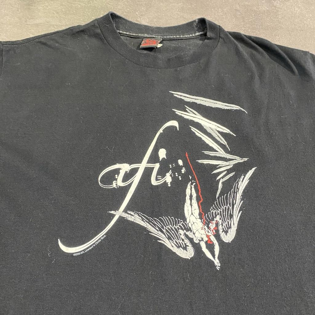 Vintage AFI 2000er Ziegelstein Gefallener Engel T-Shirt Rockband Y2K