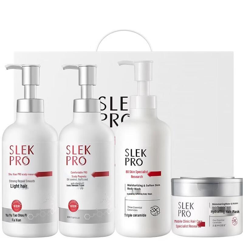 

SLEK PRO Scalp Care Shampoo, Conditioner & Body Wash Set
