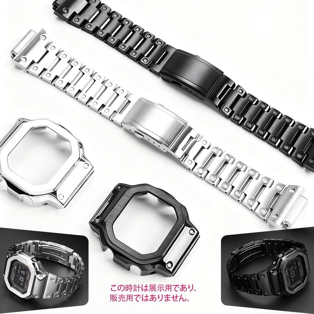 Watch Replacement Parts Set with Compatible with and Fully Forged 316L Stainless Steel Waterproof and [Tyqzor] Men's Tools, G-SHOCK DW-5600/5000/5025,