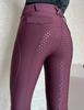 Pantaloni da equitazione da donna a seduta intera in silicone - Pantaloni da equitazione da esterno anti-pilling
