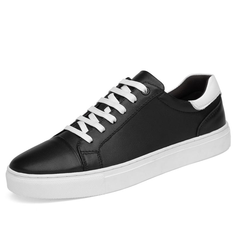 Trendy Brand Men's Genuine Leather Casual Shoes Sports Shoes Men's Outdoor Hiking Shoes Park Walking Shoes Free Delivery