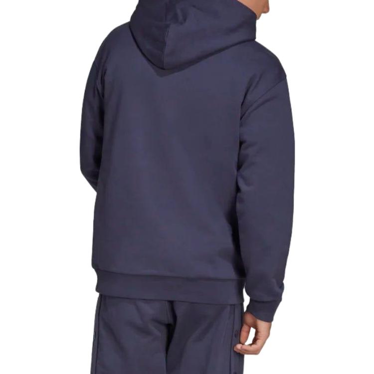 adidas Originals Besticktes Logo Hoodie Unisex Oberteile Shadow-Navy HN0380