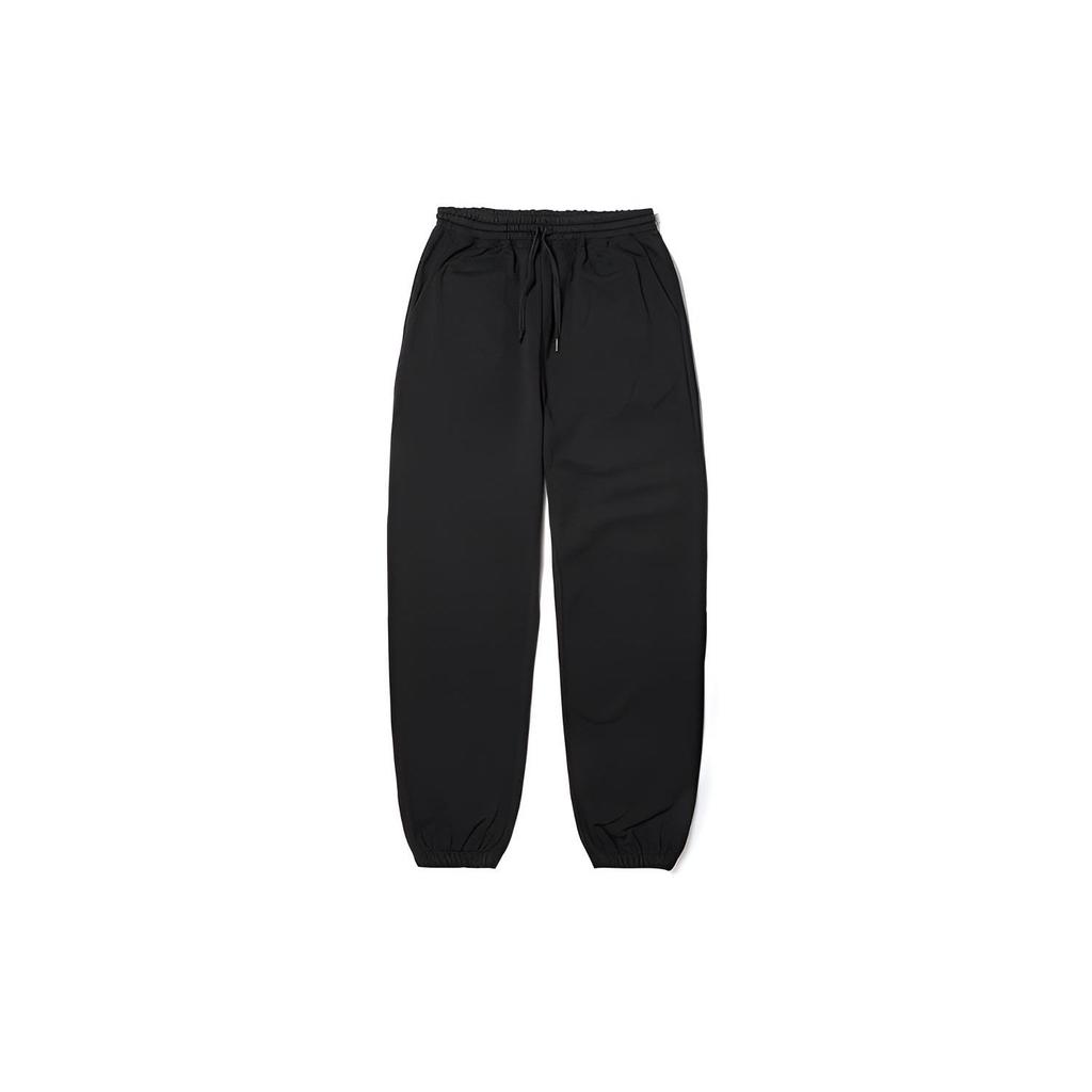 Vans X Asian Artist Collaboration Solid Color Drawstring Casual Pants Women Bottoms Black VN000H0FBLK