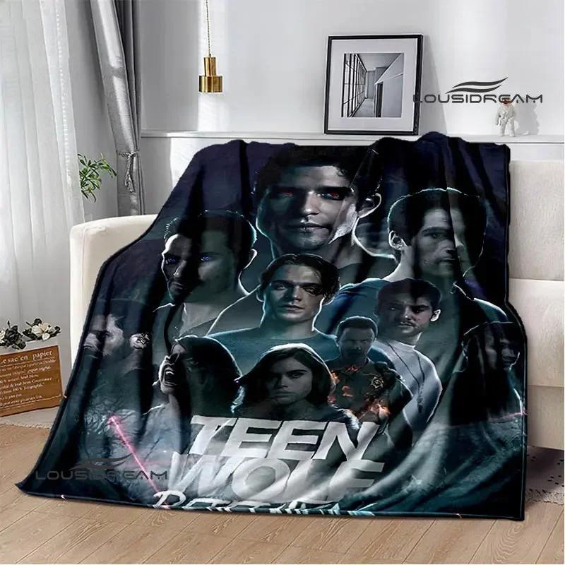 Movie Teen Wolf printed BlanketS Picnic blanket Warm blanket Soft and comfortable Home travel blanket bed linings birthday gift