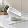 Modern Decorative Soap Case 3D Printed Dish, Self Draining Bar Holder for Bathroom Minimalist Decor Sink Countertop, Raised Tray Kitchen and