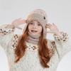 Kids Winter Knit Hat And Scarf Set With Fleece Earmuffs For Outdoor Warmth And Wind Protection