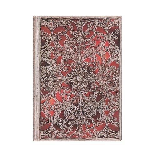 Premium Crimson Executive Journal - Smooth Midi Notebook by Paperblanks