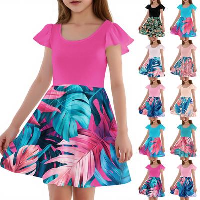 Φορέματα Μανίκι Φόρεμα Νήπιο Κορίτσια Καθημερινά Πάρτι Σχολικά Φορέματα Ρούχα Για Κορίτσια