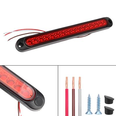 Blinkerlampen für LKW-Anhänger LKW-Bus Autobeleuchtung Bremslicht Warnung Rücklicht Bremsleuchte hinten 15LED-Lichtleiste