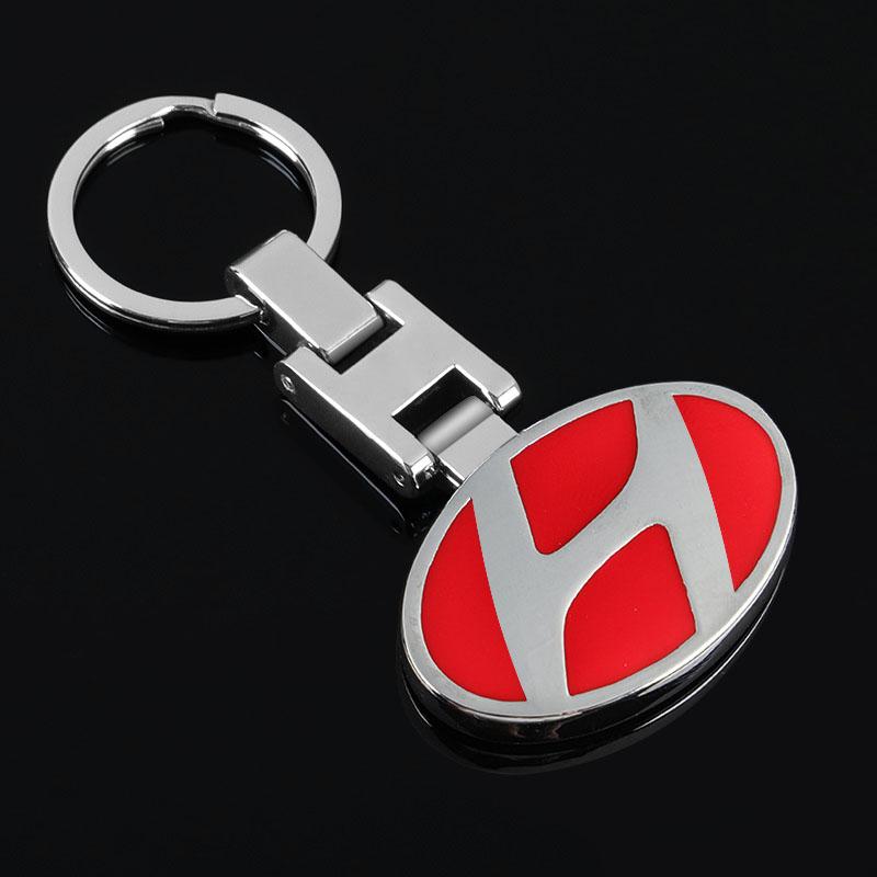 1Pcs Fashion Car Emblem Keychain Key Ring Accessories For Hyundai i30 Tucson Elantra Venue Palisade Terracan Accent Veloster Sonata