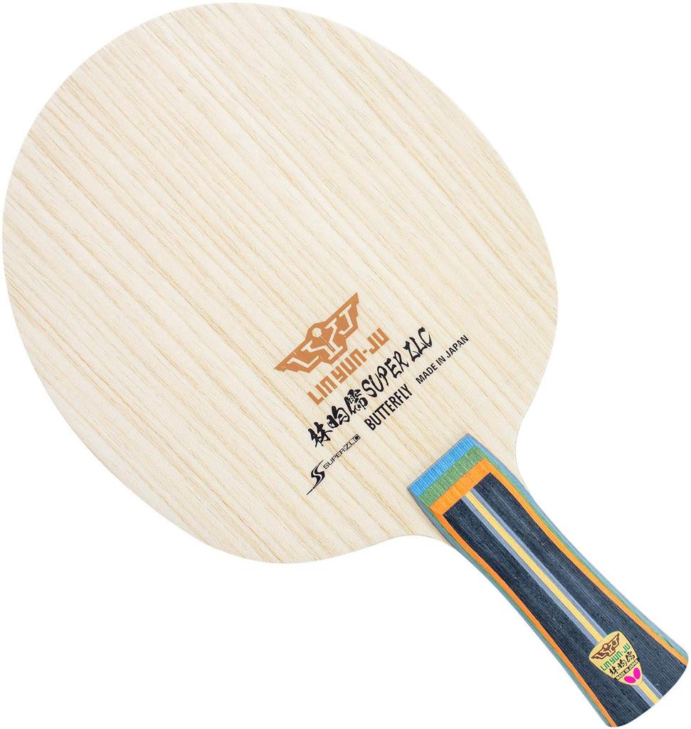 Butterfly Table Tennis Shakehand Lin SUPER ZLC FL Blade 157 X 150mm Lacket, Yun-Ju, 37131, Size